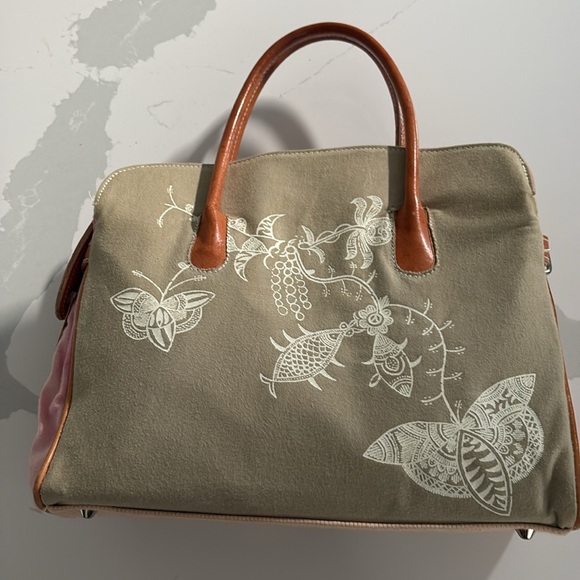 Free soul hand bag leather trimmed - Picture 3 of 10